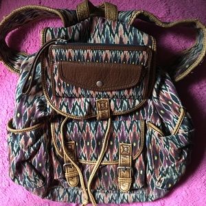 Cape Juby Boho Backpack w/ matching NWOT Wristlet